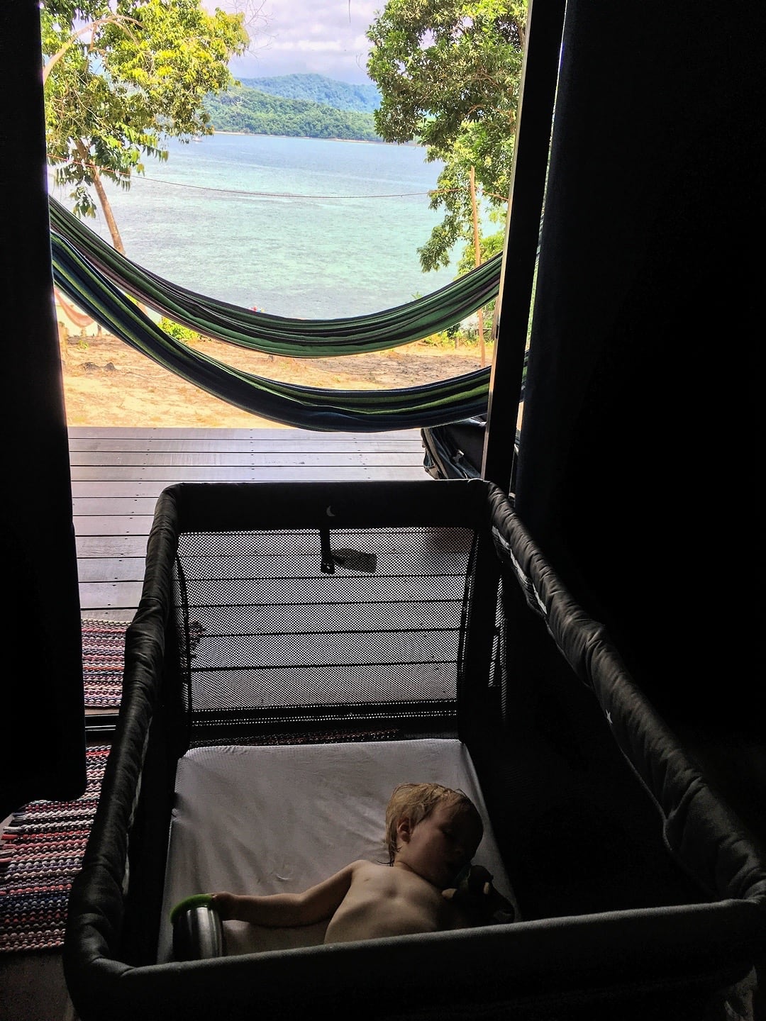 guava family lotus crib and bassinet