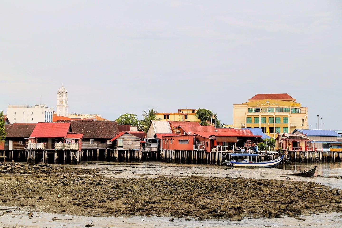 Clan jetties of Penang Malaysia from Chew Jetty