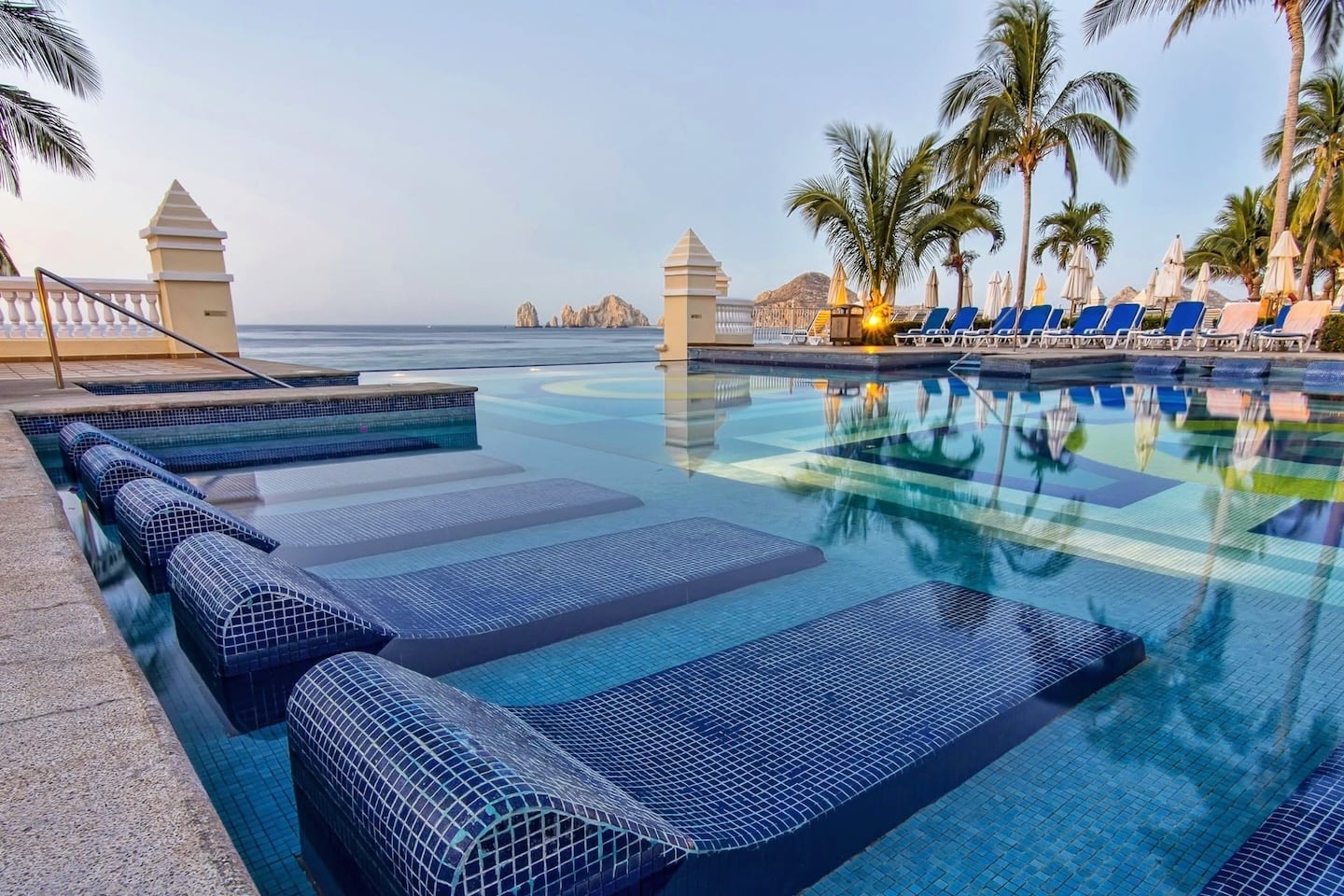 pool and beach view top Cabo adults-only all-inclusive resorts