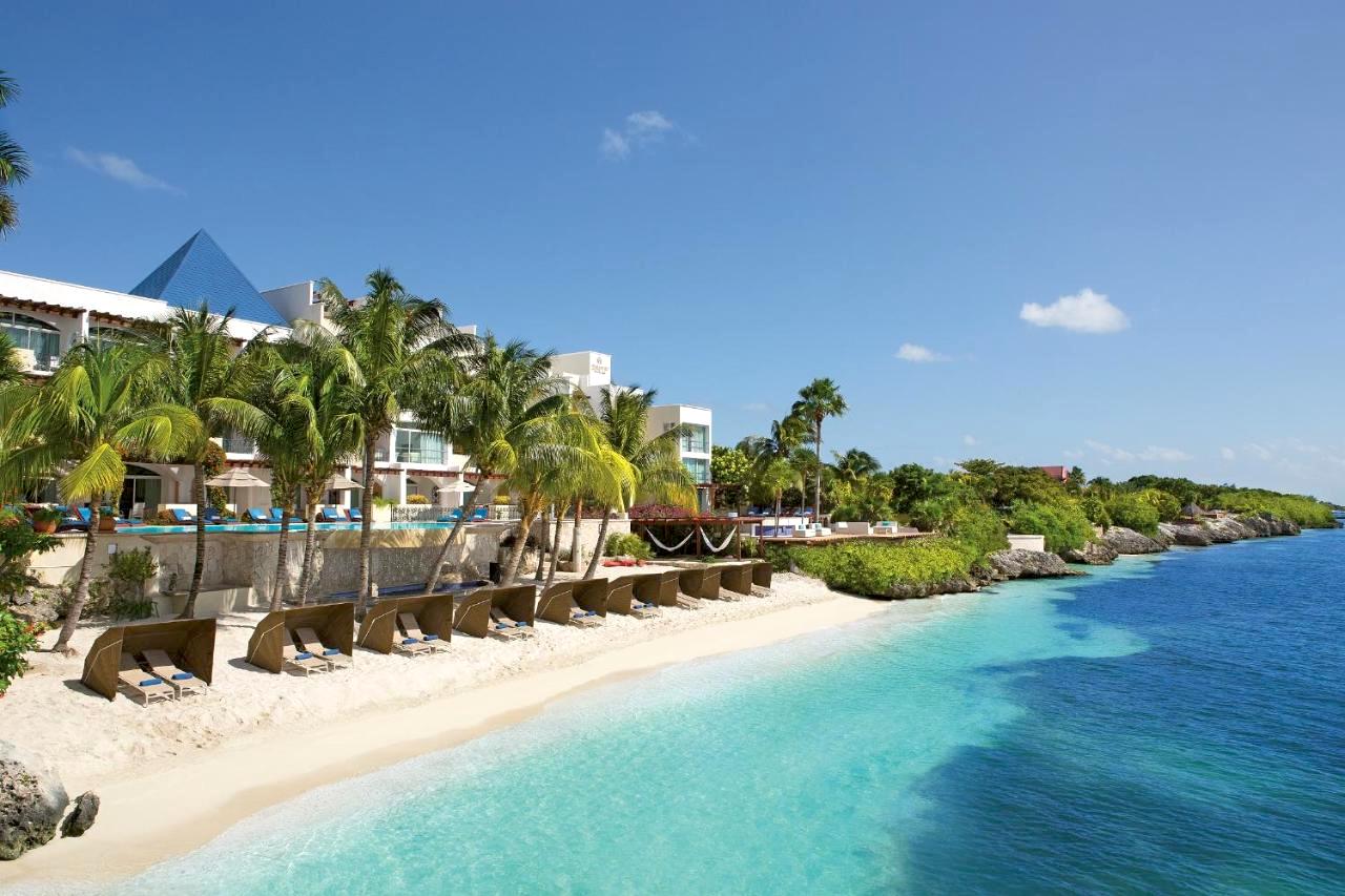 beachfront resort and clear sea