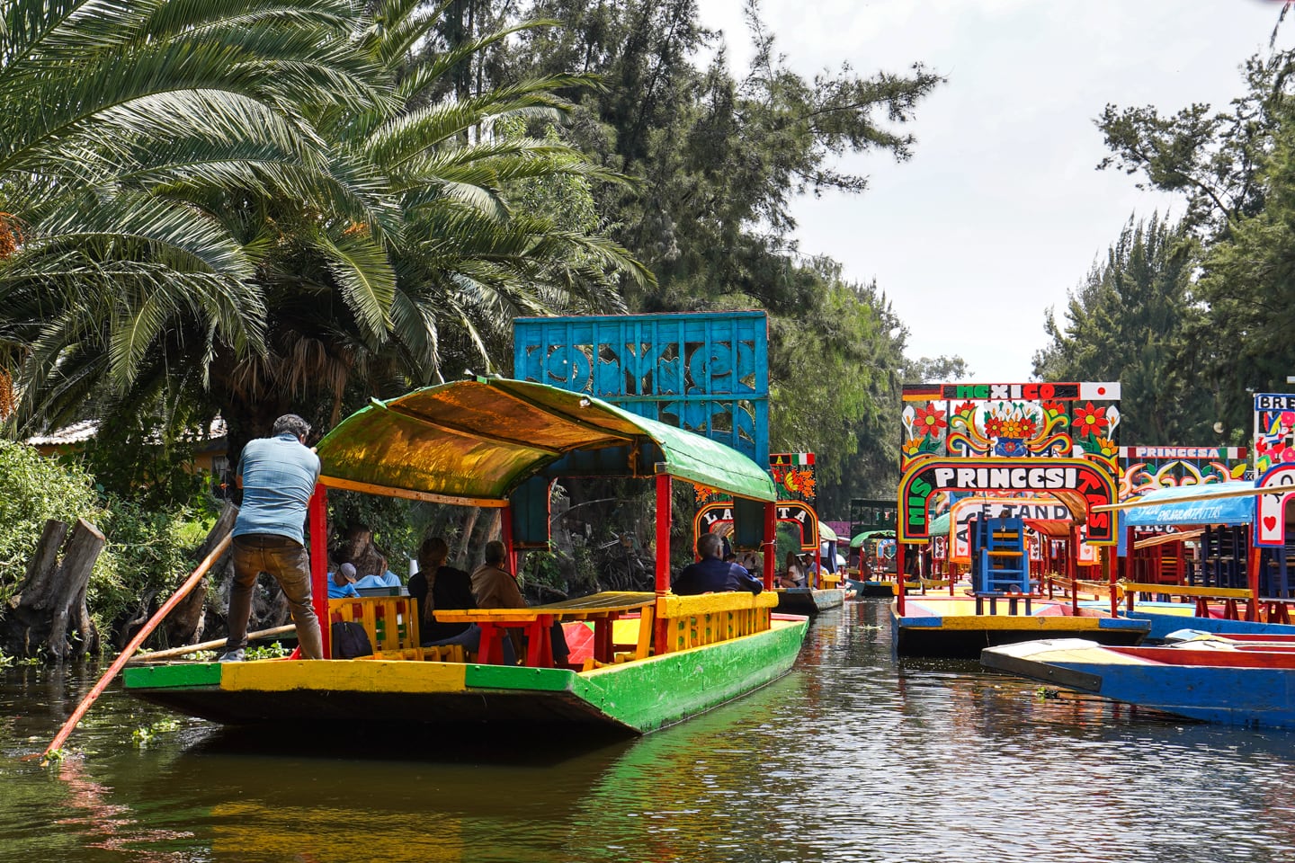 colorful boats on water