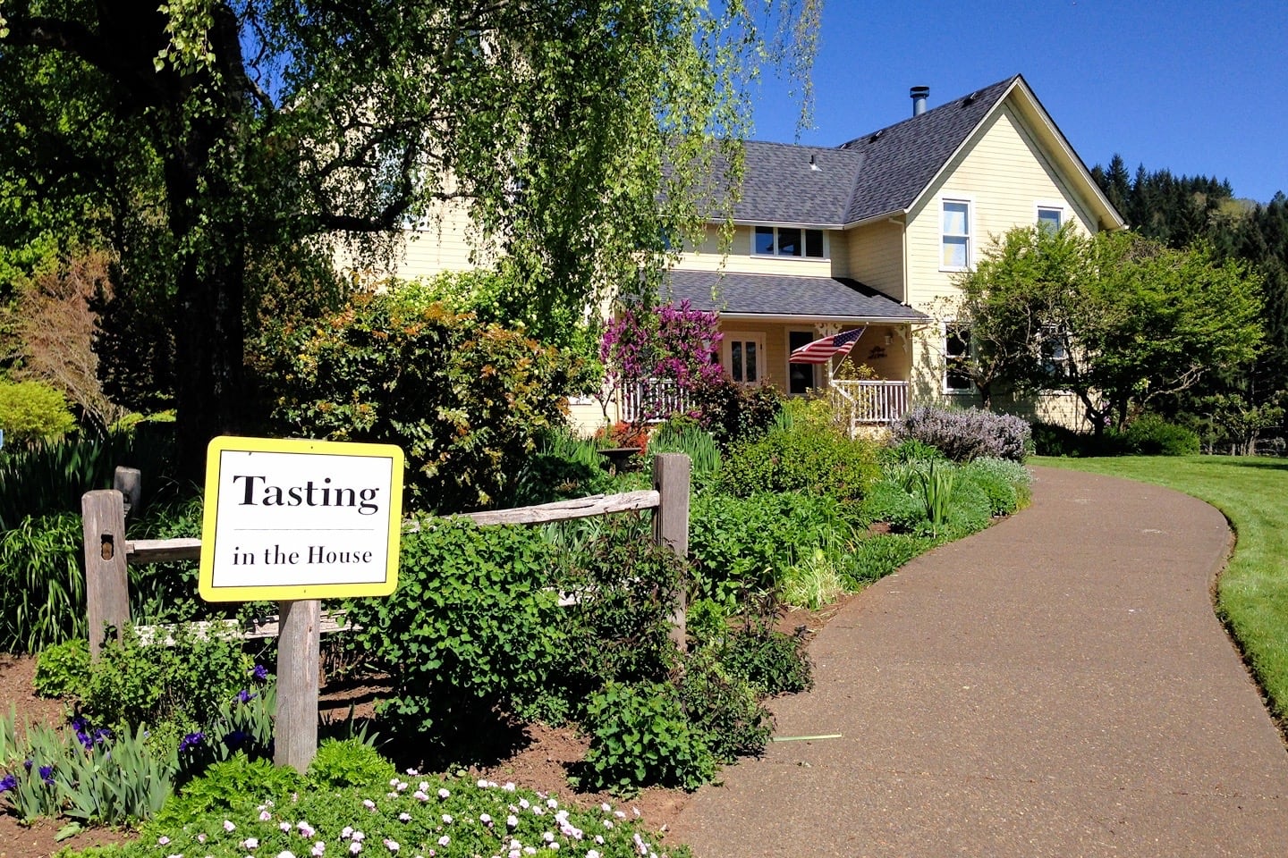 farm house on winery