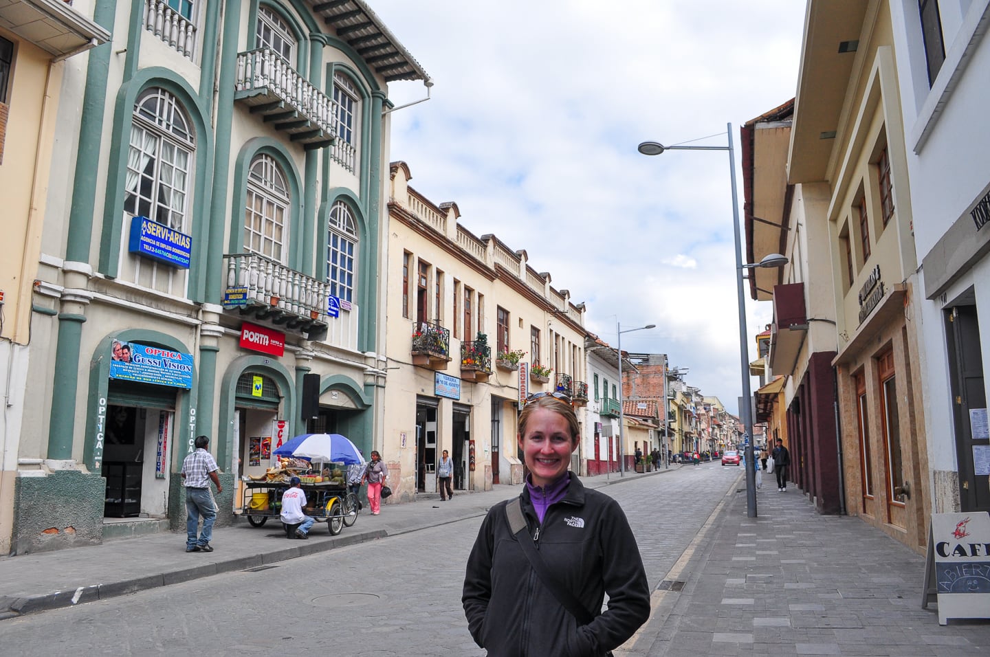 woman in Cuenca Ecuador